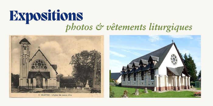 Exposition de photographies et vêtements liturgiques