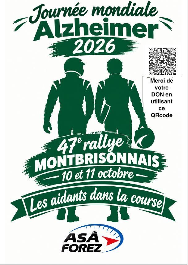 Journée mondiale Alzheimer 2026 - 47e rallye du montbrisonnais