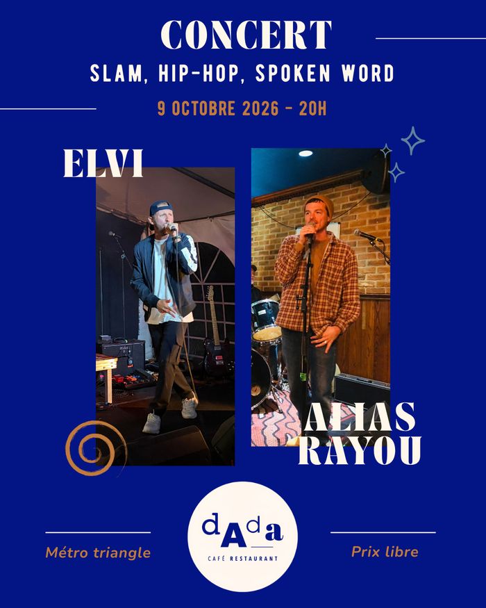 Concert Alias Rayou et Elvi chez Dada Café Restaurant