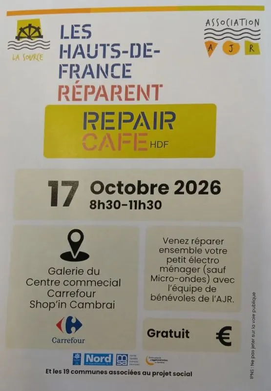 L'AJR répare au Carrefour de Cambrai !