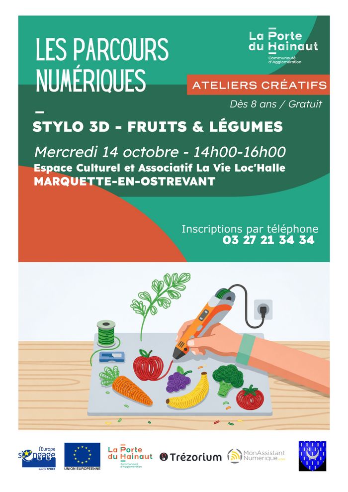 Stylo 3D - Fruits & légumes