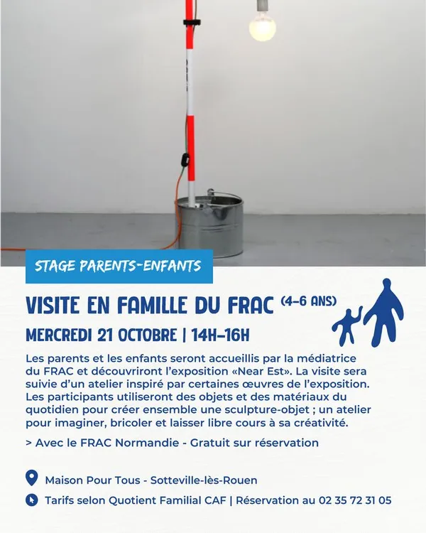 Visite en famille du FRAC