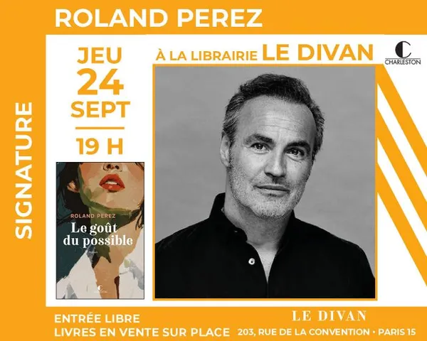 Roland Perez signe son nouveau roman