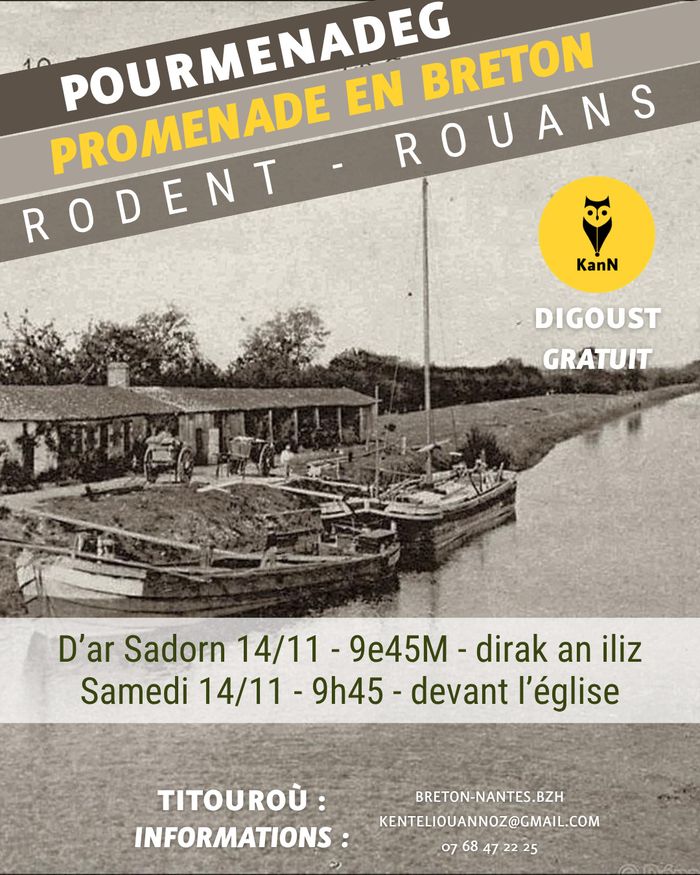 Promenade et pique-nique en langue bretonne à Rouans