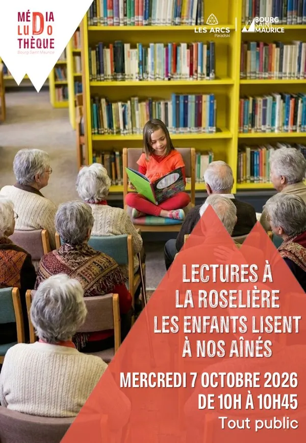 Lectures à la Roselière : Les enfants lisent à nos aînés