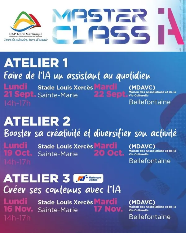 [Ateliers] MASTER CLASS IA