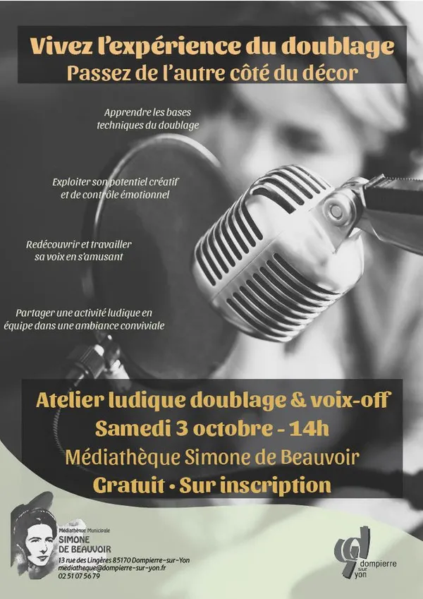 Atelier doublage et voix off