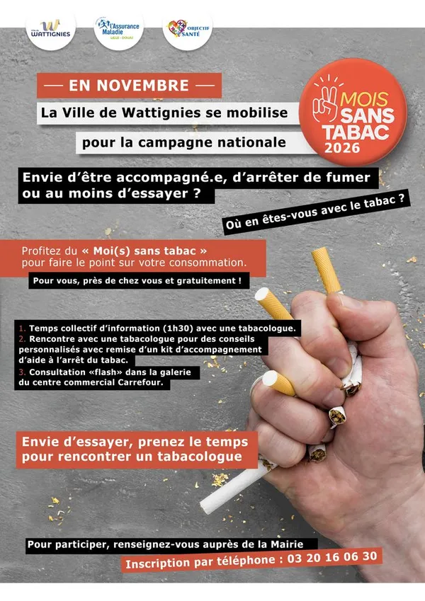 Mois sans tabac à Wattignies