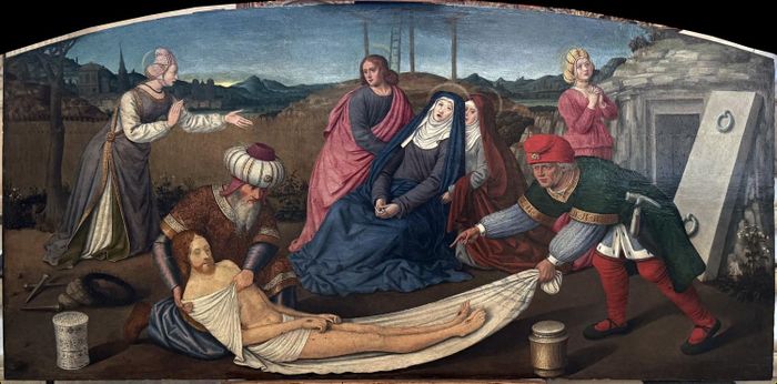 Les mystères de la Mise au tombeau, par Séverine Françoise, Florence Adam et Juliette Mertens, restauratrices du tableau