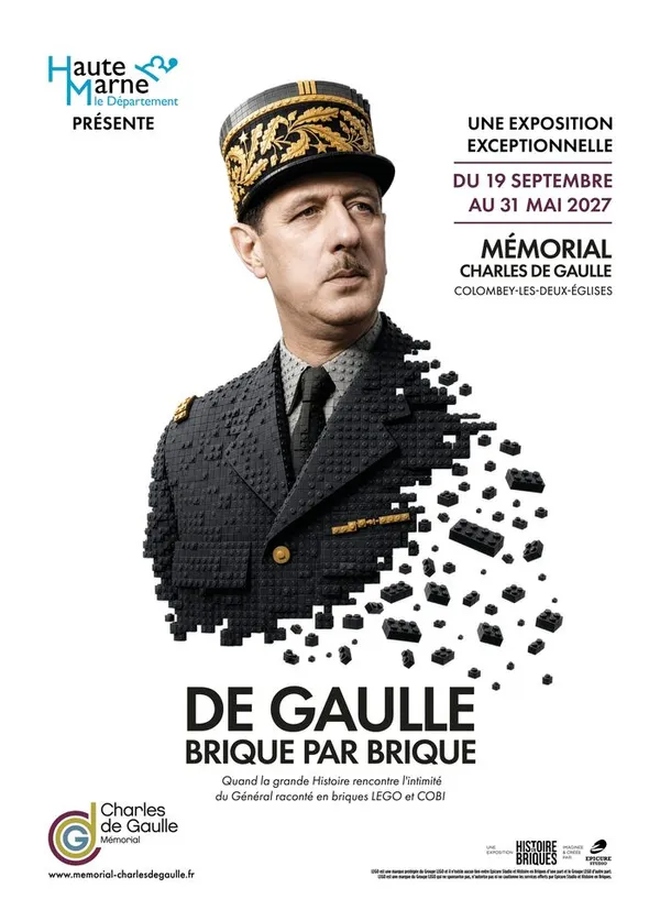 Exposition « De Gaulle en briques »
