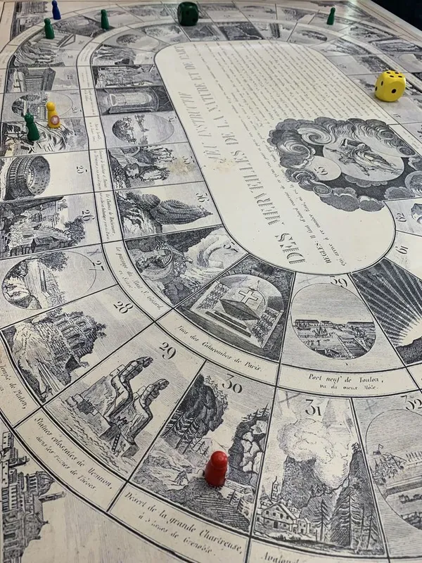 Jeu de l'oie sur les merveilles de la nature