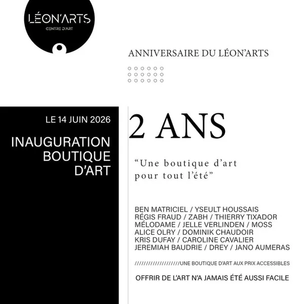 Boutique d'été au Léon'Arts