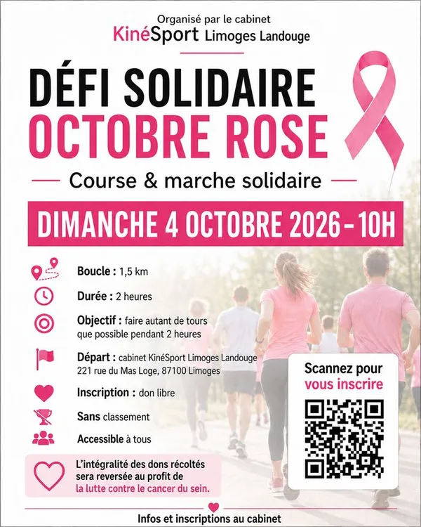 Course & Marche solidaire - Octobre Rose