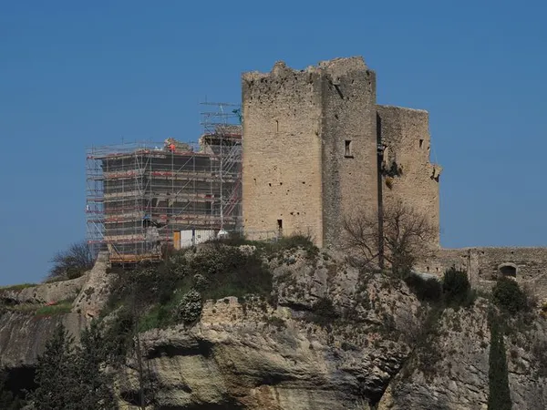 Visite du chantier du château