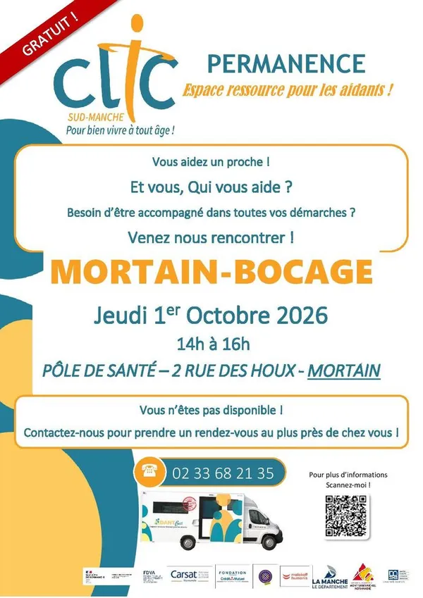 Permanence de l’Espace Ressource pour les Aidants (Aidant Bus)