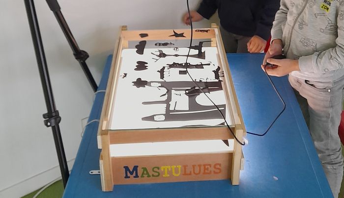 Projection Atelier stop motion