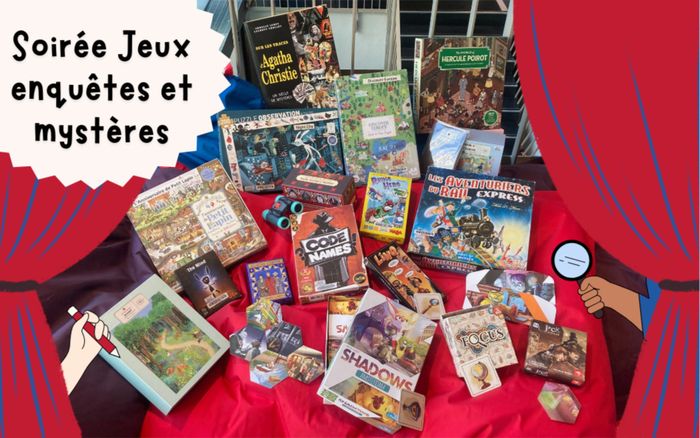 Soirée jeux de société : enquêtes, puzzles et autres mystères