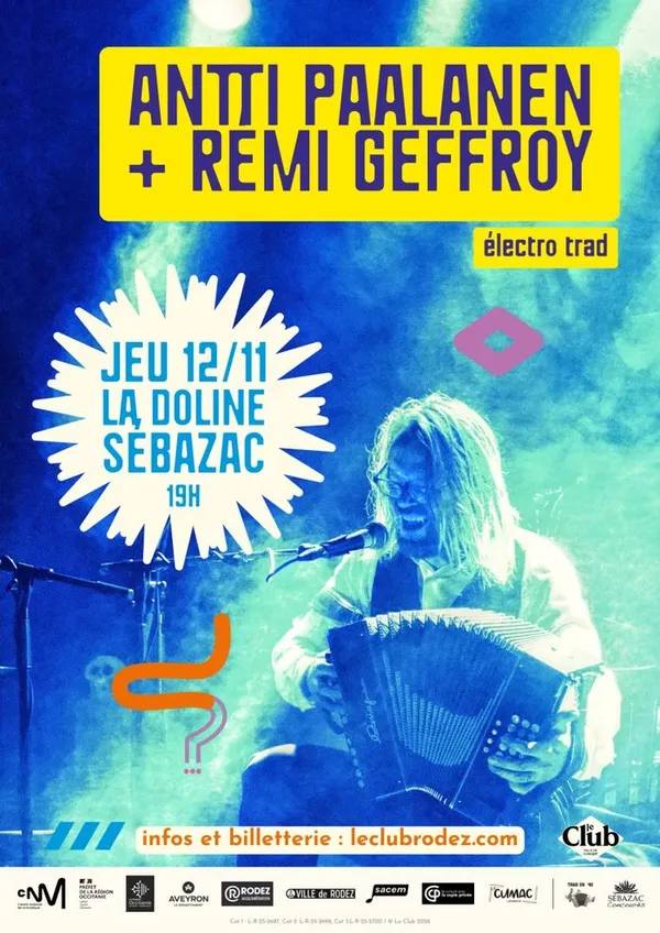 Grande soirée avec Rémi Geffroy et Antti Paalanen