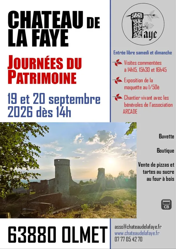 Château de la Faye : Patrimoine d'Olmet