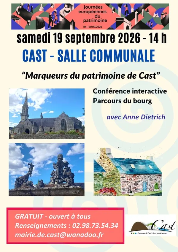 Marqueurs du patrimoine de Cast