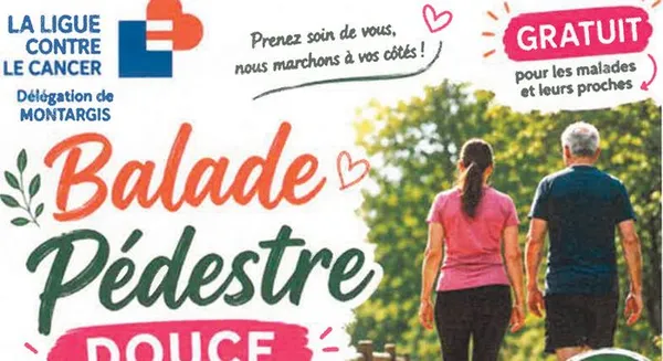 Balade pédestre douce avec la Ligue contre le cancer