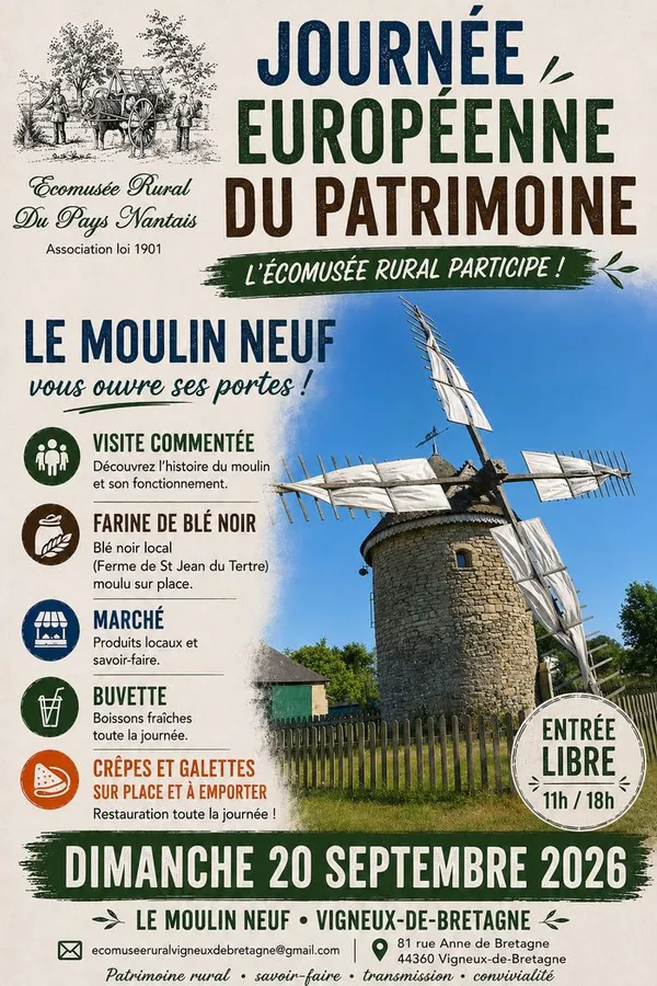 Visite du moulin Neuf