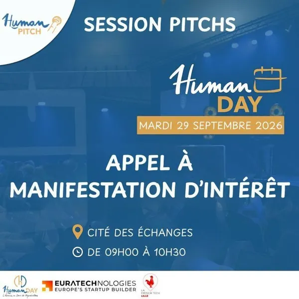 Sessions de pitchs Startups - Human Day
