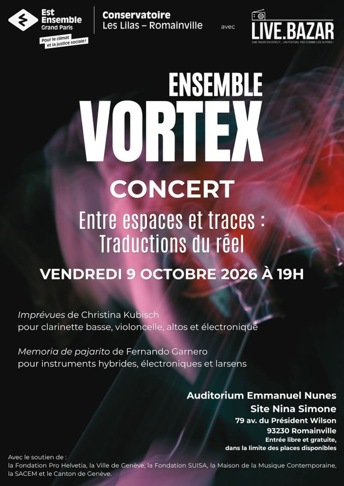 Concert de l'ensemble VORTEX