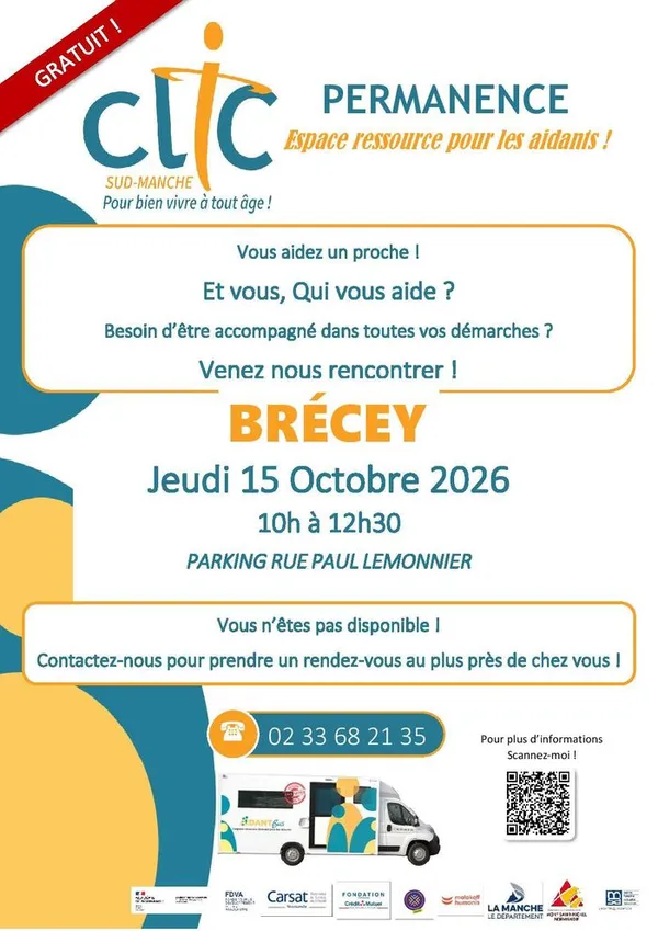 Permanence de l’Espace Ressource pour les Aidants (Aidant Bus)