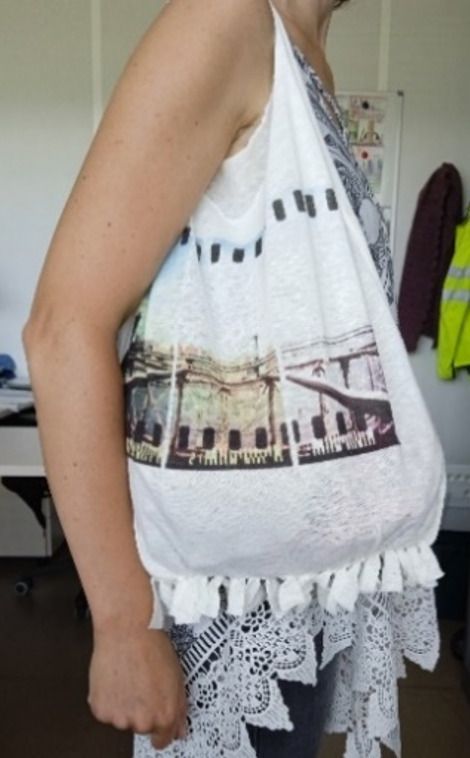 Atelier "transformation de T-shirt" en sac et éponge
