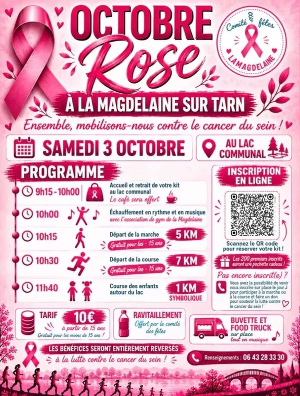 Octobre Rose – Marche et courses solidaires