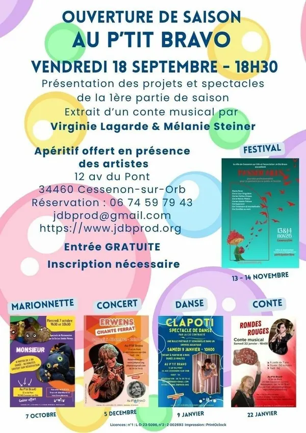 Ouverture de saison au p'tit Bravo