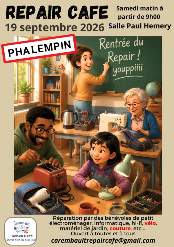 Le carembault repair café organise son 21e événement