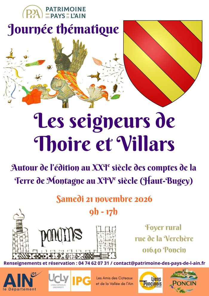 [Journée thématique] Les Seigneurs de Thoire et Villars