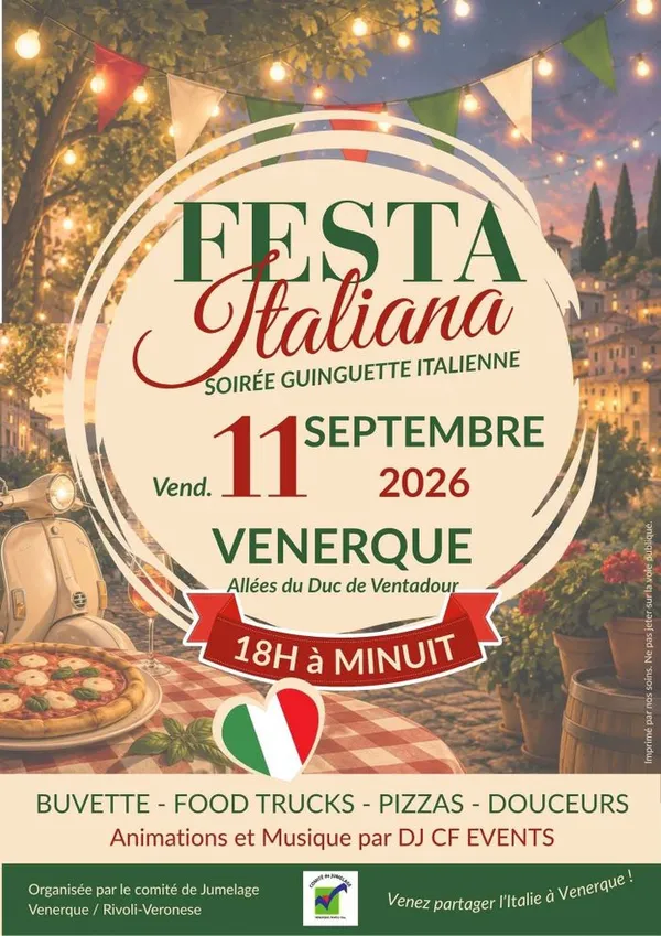 Festa italiana du Comité de Jumelage Venerque/Rivoli-Veronese
