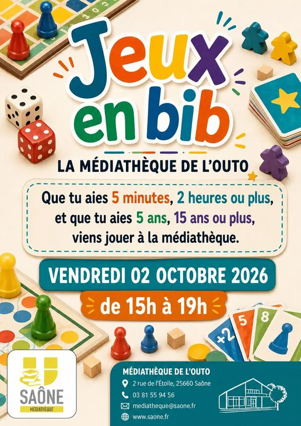 Jeux en médiathèque