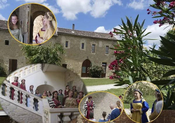 Visite guidée et costumée du Clos des Cordeliers à Saint-Macaire