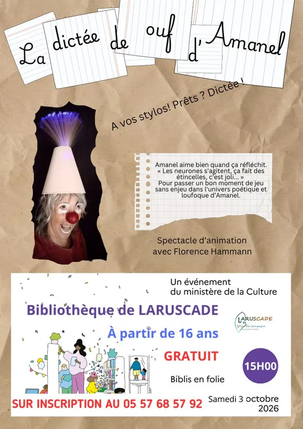 La dictée de ouf d'Amanel