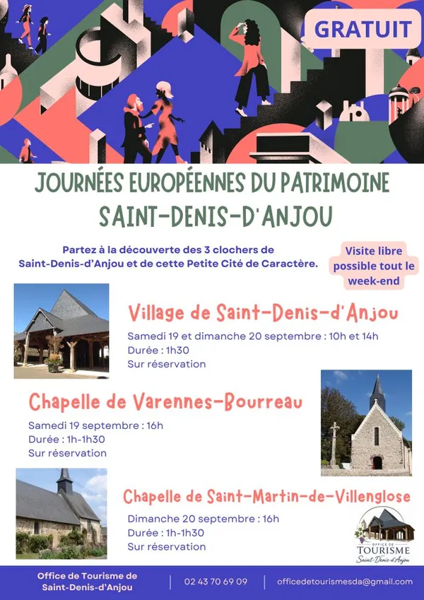 Visite guidée de la chapelle de Saint-Martin-de-Villenglose
