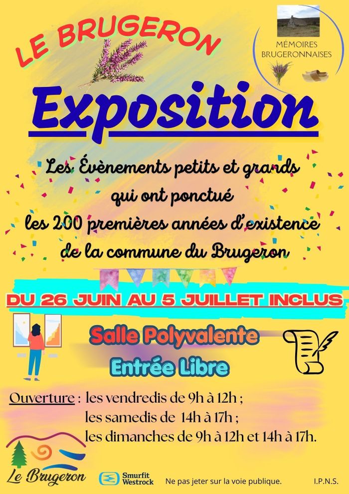 Exposition des Mémoires Brugeronnaises