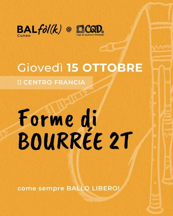 Bal Fòlk Cuneo - Forme di Bourrée a 2 tempi