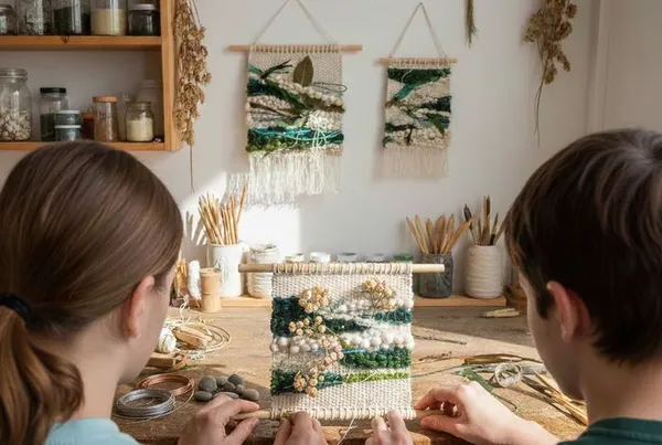 Création d'une Tapisserie avec des matières naturelles et innovantes [Atelier Faire Soi-même]
