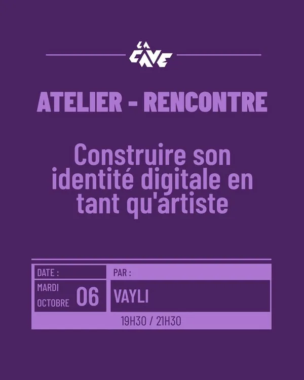 Construire son identité digitale en tant qu'artiste