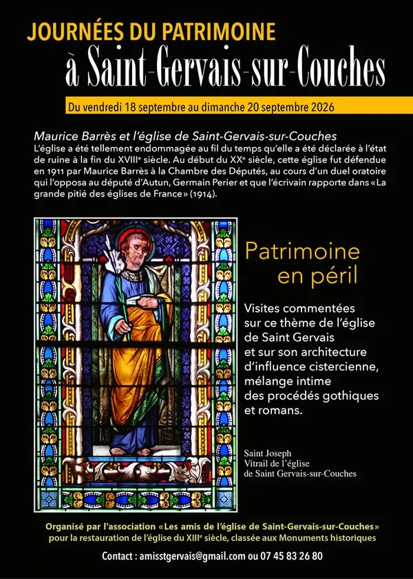Maurice BARRES et l’église de Saint-Gervais-sur-Couches
