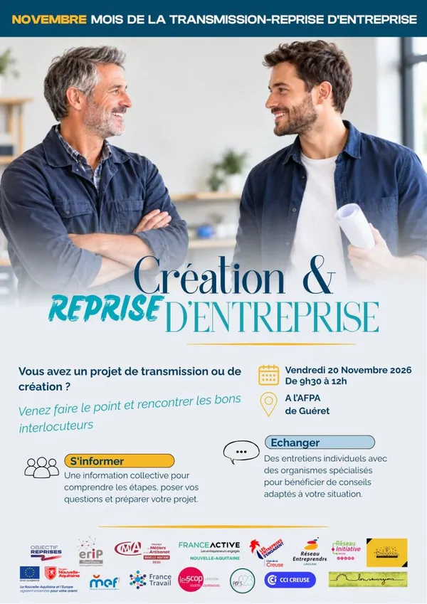 Création & reprise d'entreprise