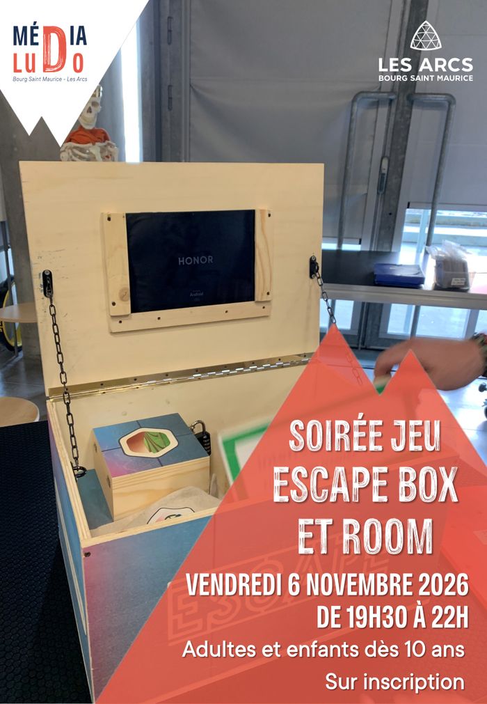 Soirée jeu ESCAPE Box et Room