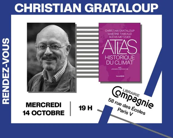 Le géohistorien Christian Grataloup présente son « Atlas historique du climat »