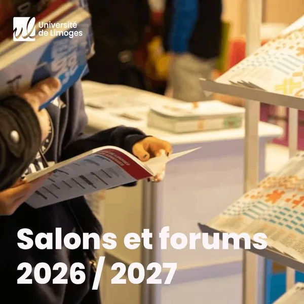 Limoges I Salons & forums 26/27 I Rencontrez l'Université de Limoges