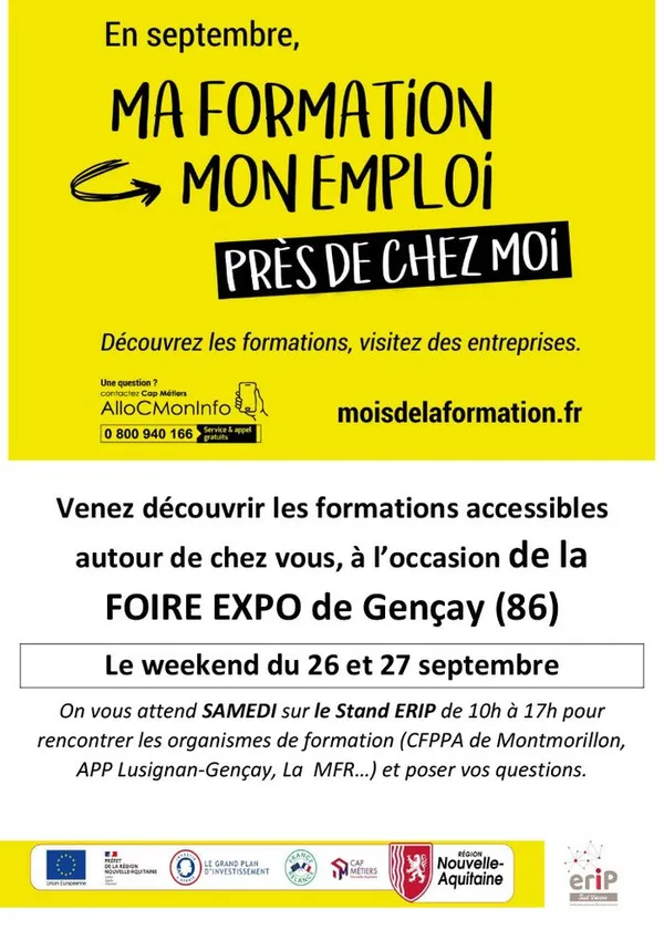 Septembre -Mois de la formation