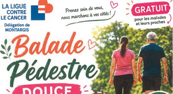Balade pédestre douce avec la Ligue contre le cancer